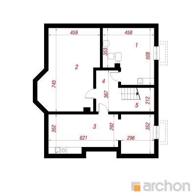  Maja helikooniates (P) 0. korruse plaan